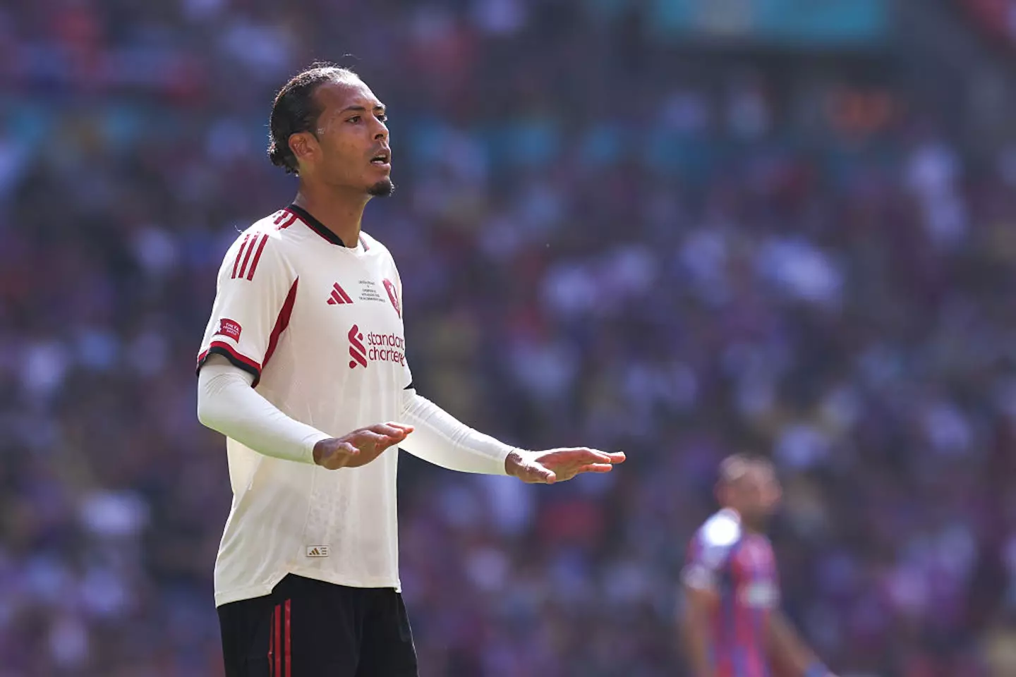 Virgil van Dijk did not have his best game against Crystal Palace (Credit:Getty)