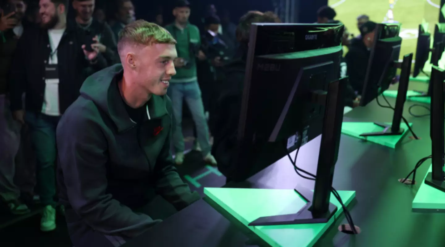 Cole Palmer at the EAFC 25 launch in London last year. (Image: Getty)