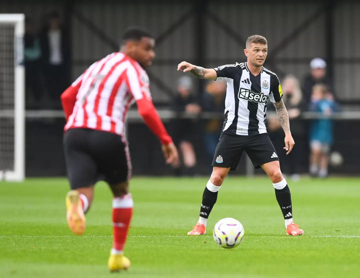Kieran Trippier played 20 minutes during Newcastle Under 21's  1-1 draw with Sunderland. (Image: Getty)