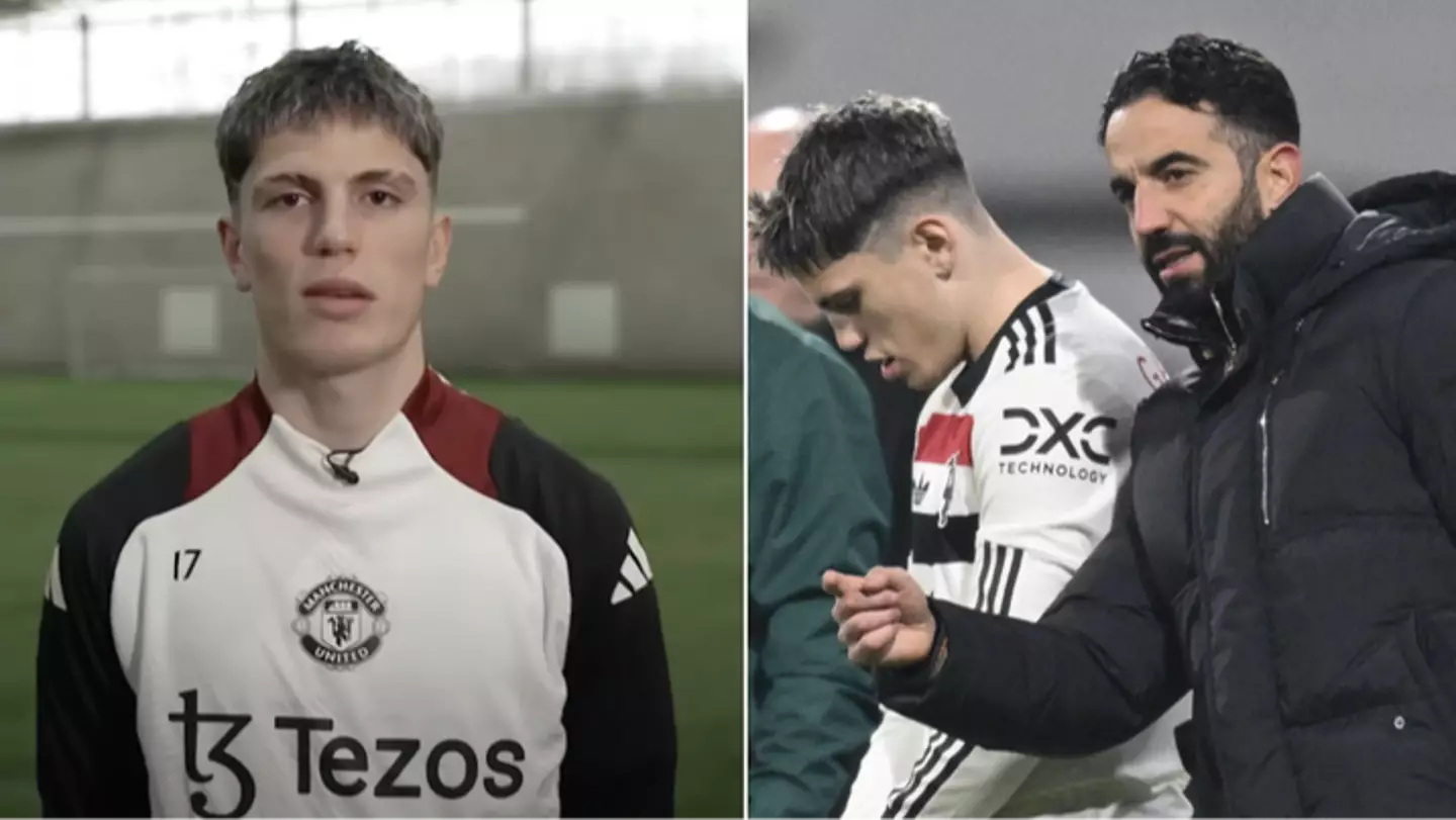 Alejandro Garnacho breaks silence for the first time since being dropped by Ruben Amorim at Man United following Puskas win