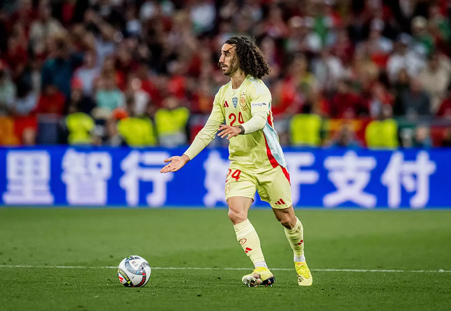 Marc Cucurella was booed by German fans (Credit:Getty)