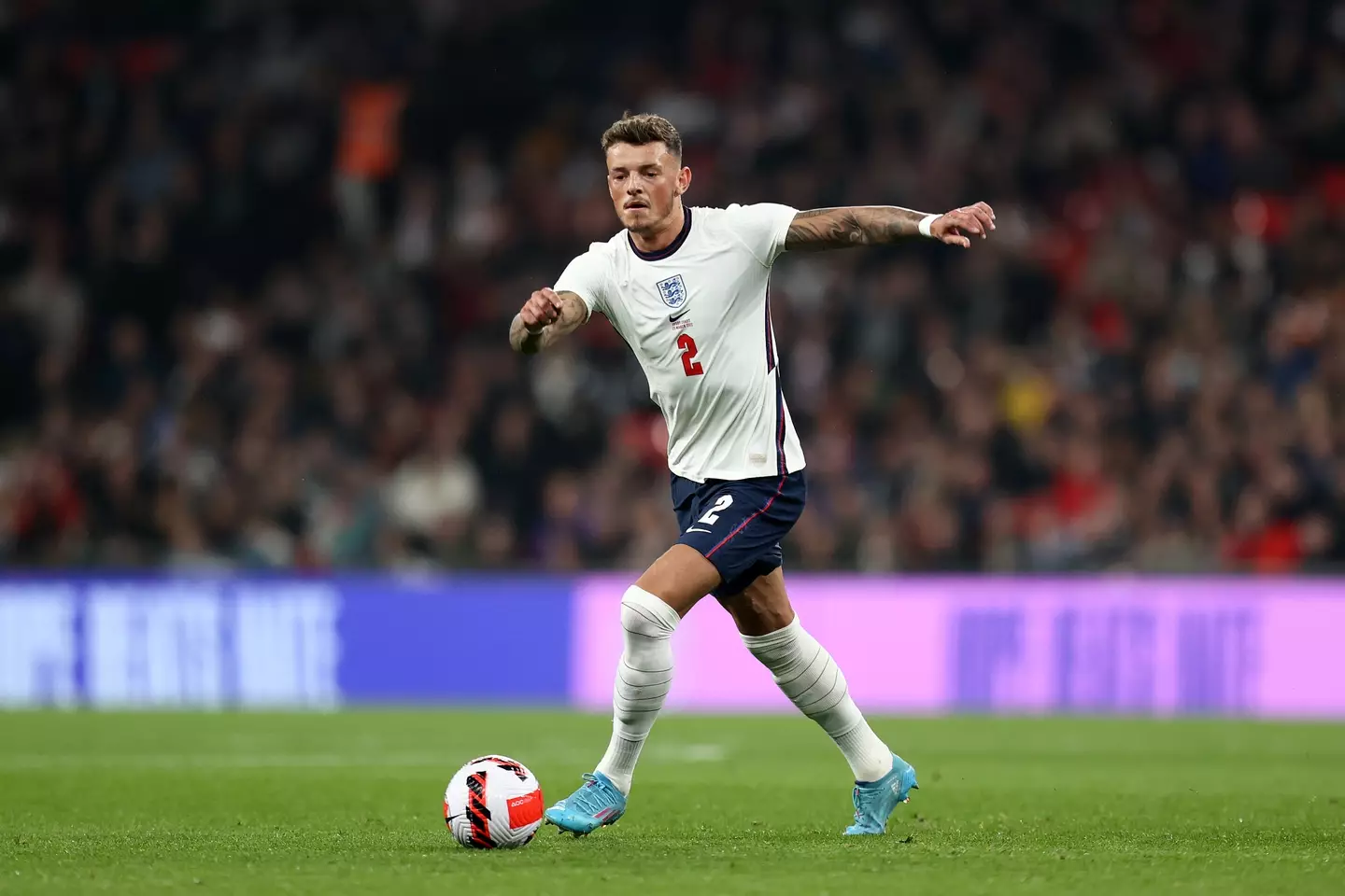 Ben White hasn't played for England since 2022. Image: Getty