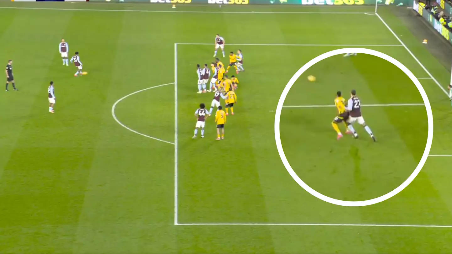 Fans left in total disbelief after seeing the 'worst VAR call of the season' during Wolves vs Aston Villa