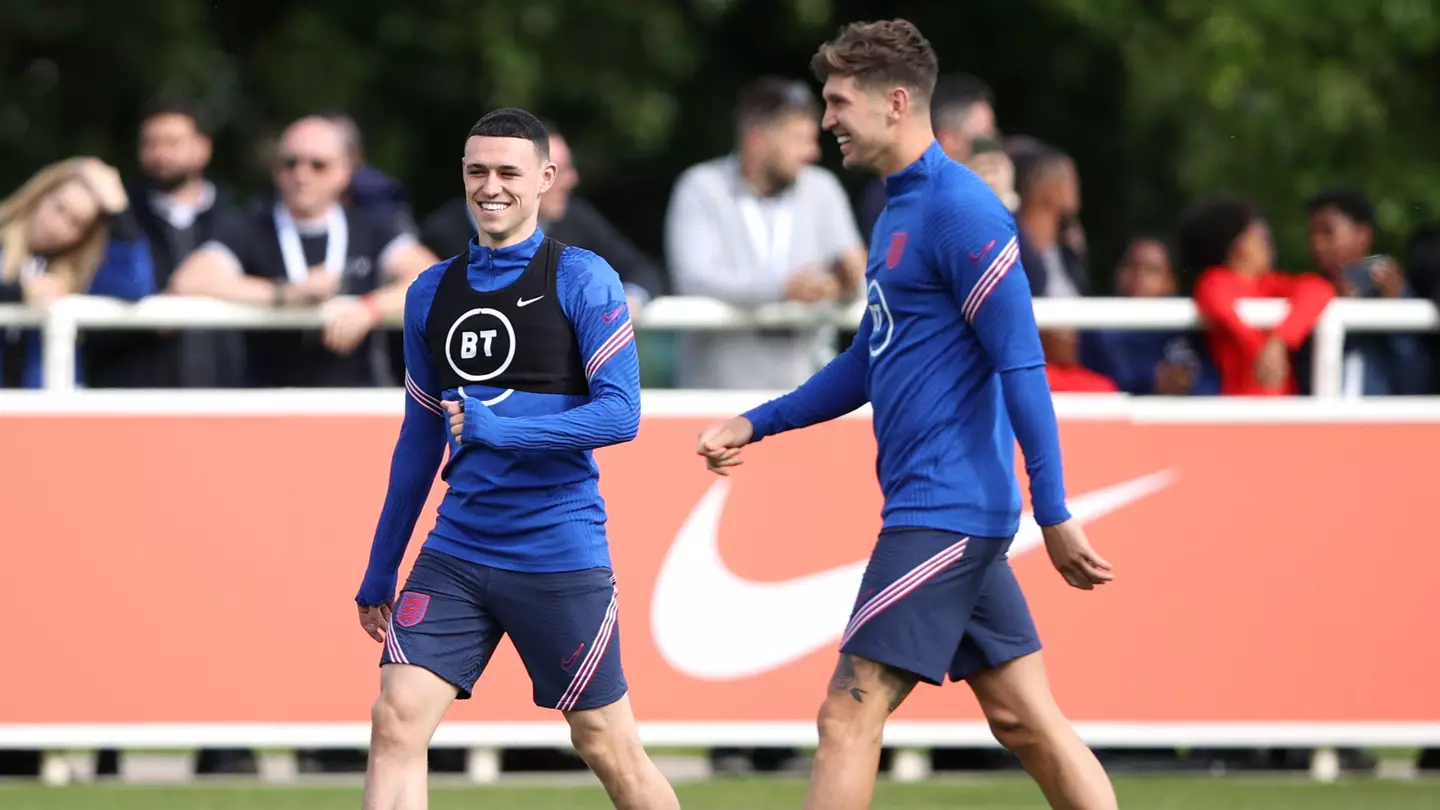 Phil Foden was sent home after testing positive for Covid earlier last week (REUTERS / Alamy Stock Photo)