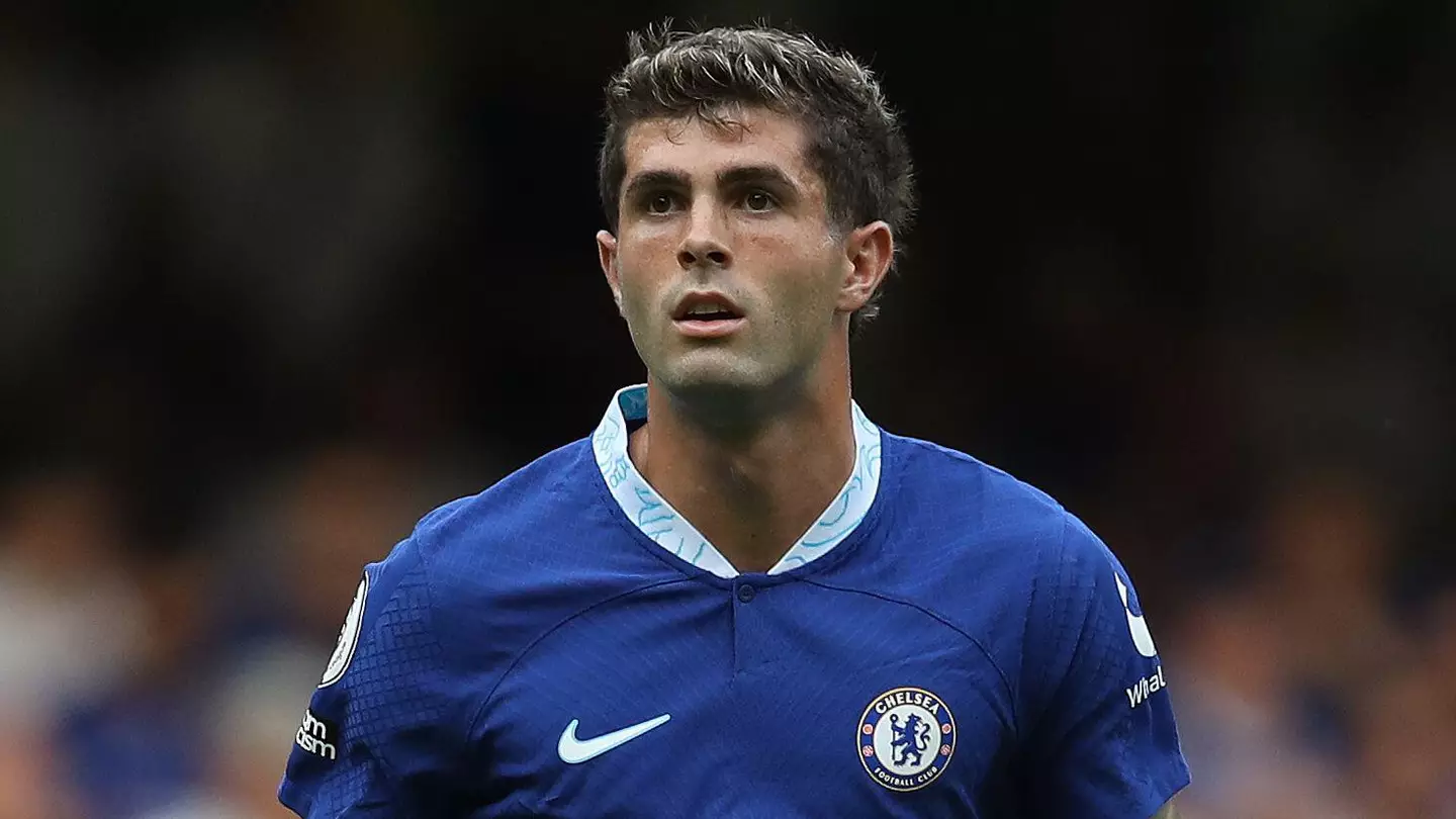 Christian Pulisic Of Chelsea during the Premier League match at Stamford Bridge, London. (Alamy)