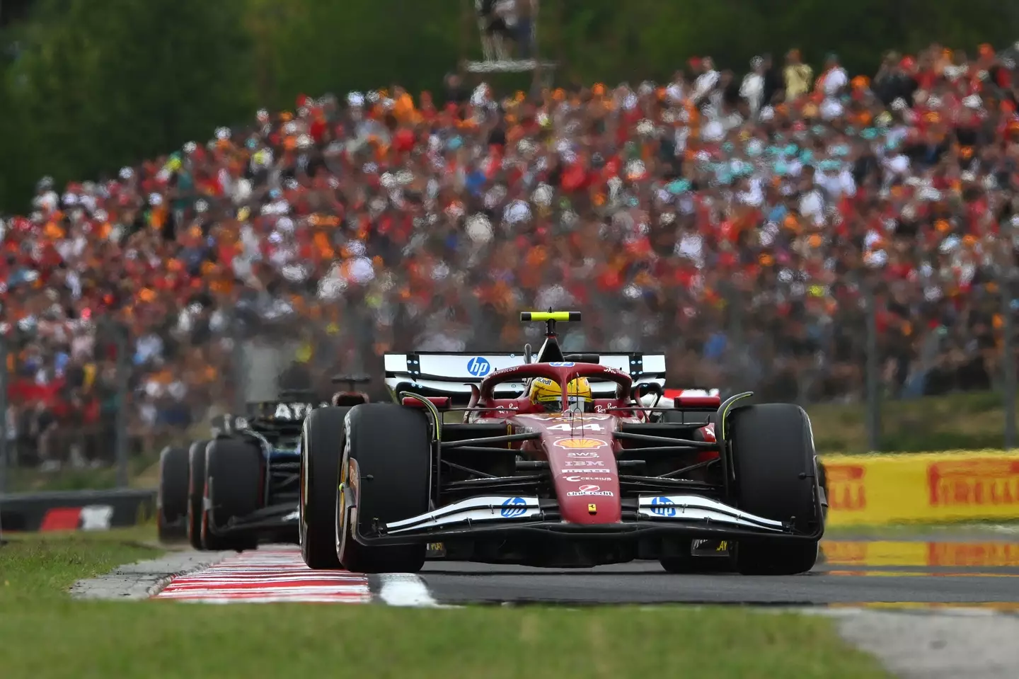 Lewis Hamilton finished 12th in last weekend's Hungarian Grand Prix. Image: Getty