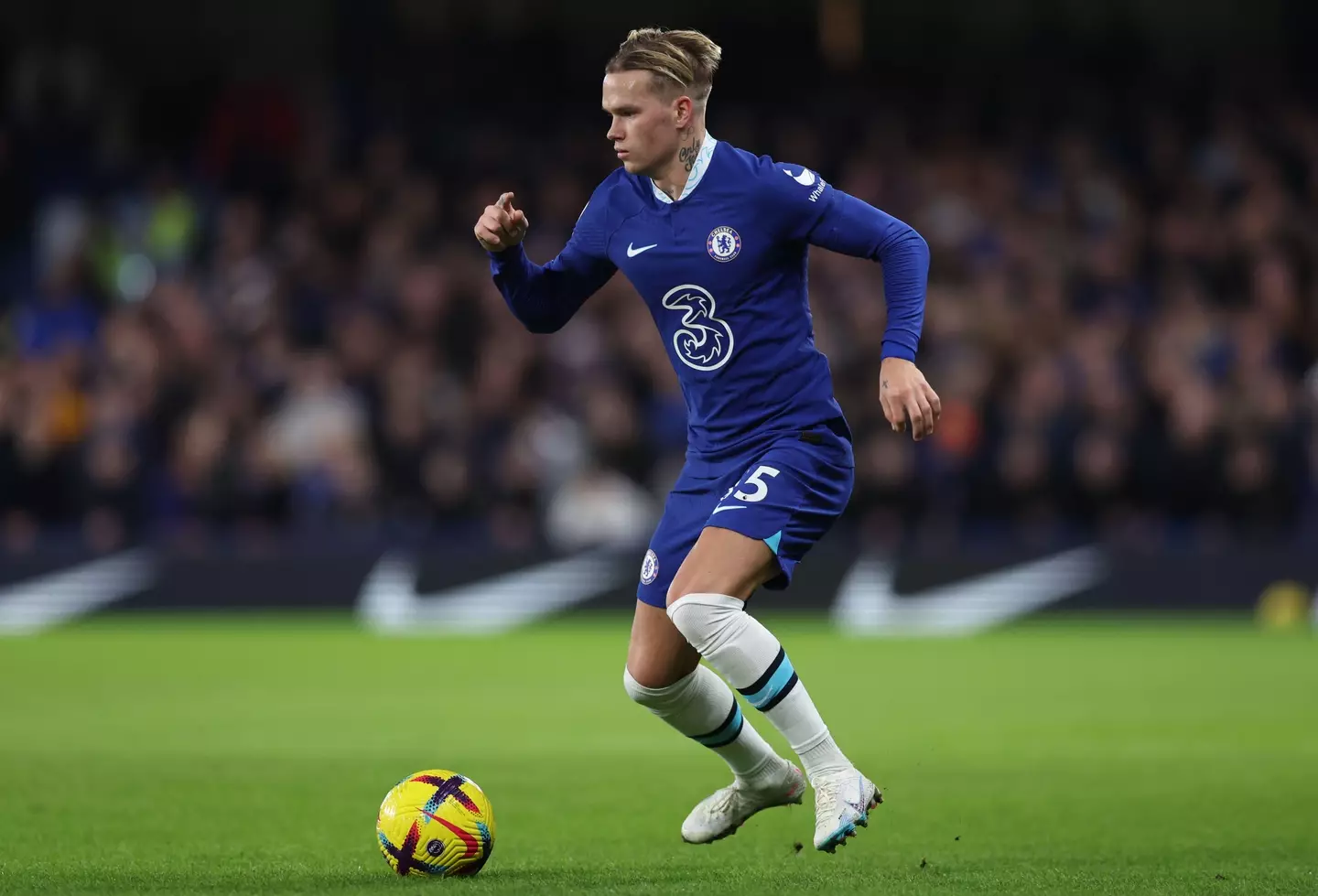 Mudryk in action on Friday. (Image