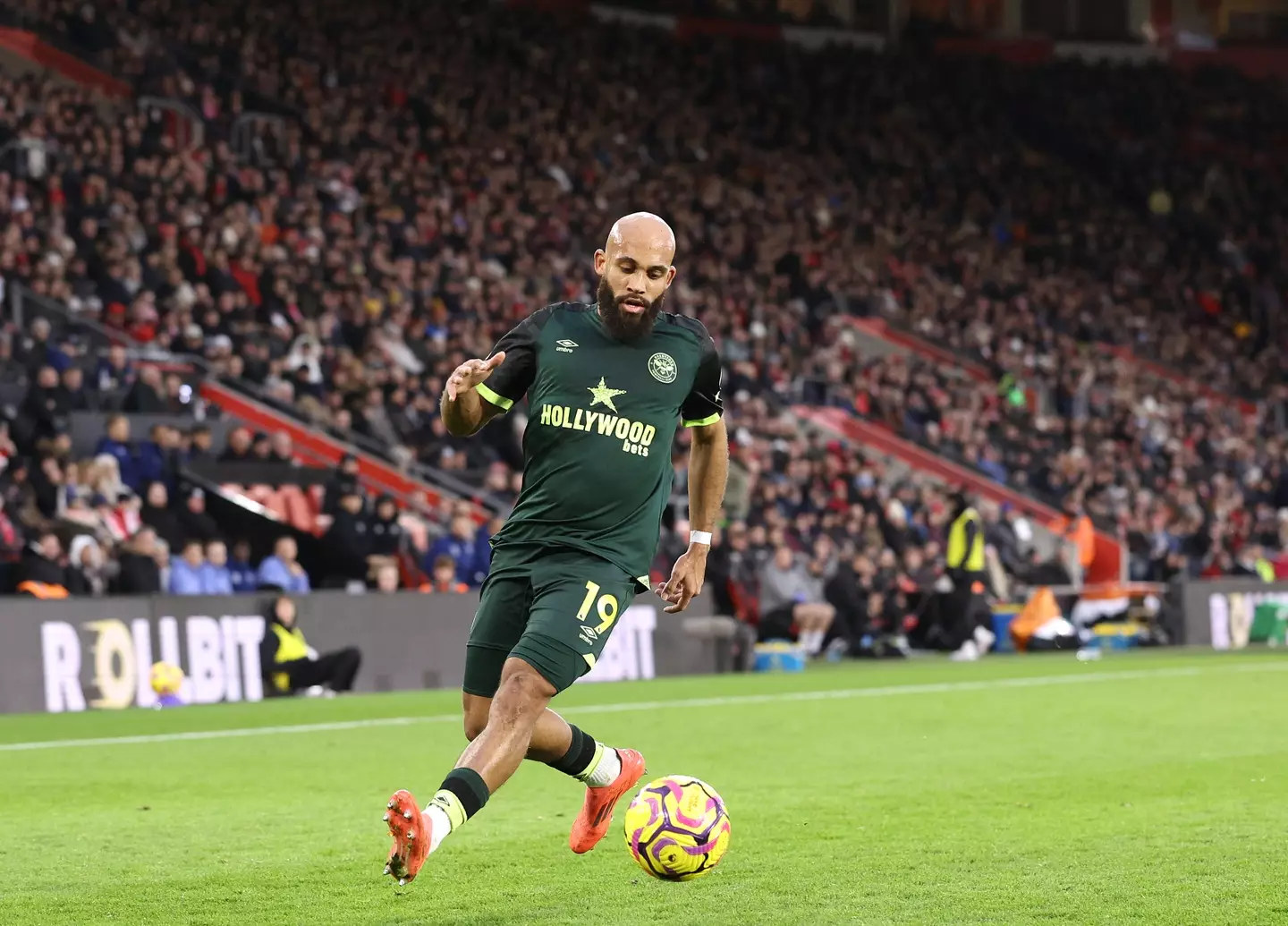 Bryan Mbeumo has been linked with a move to Arsenal. Image: Getty