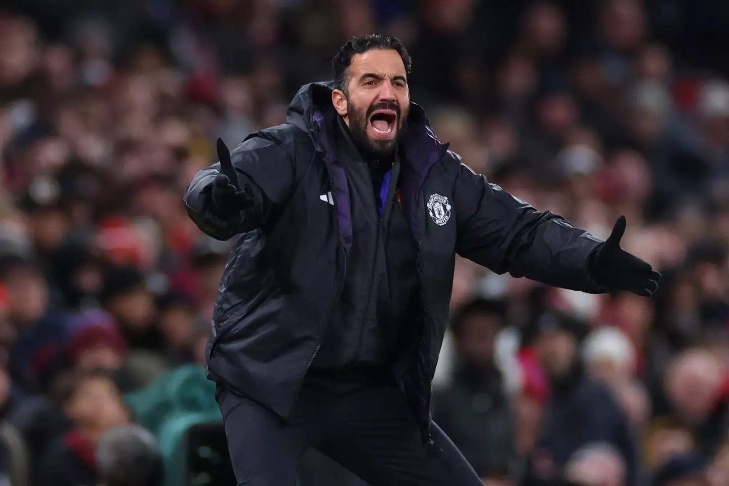 Amorim called for his players to show more fight. Image: Getty