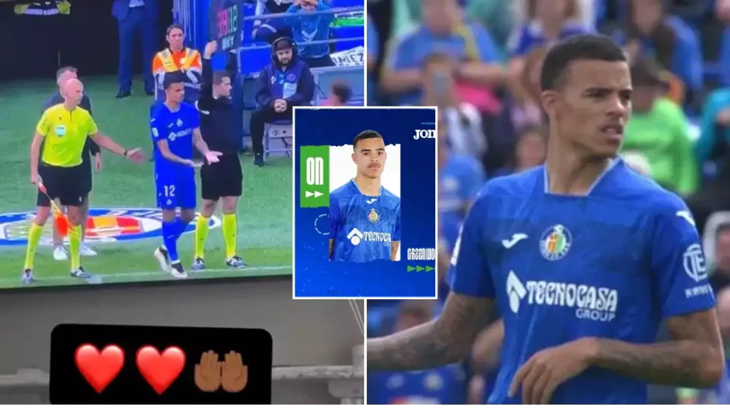 Man Utd star shows public support for Mason Greenwood on Getafe debut