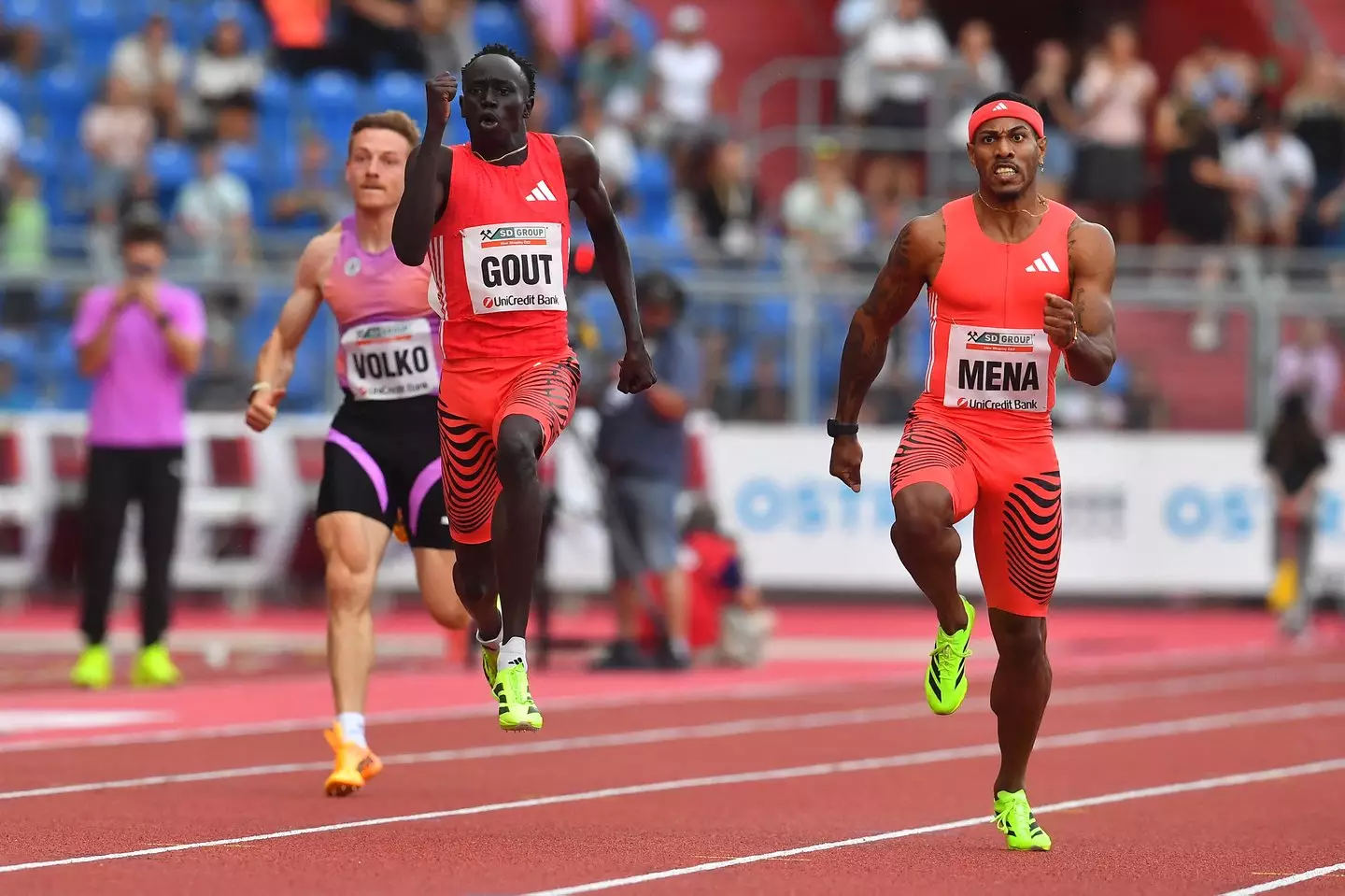 Gout Gout won the 200m race despite not being the favourite (MICHAL CIZEK/AFP via Getty Images)