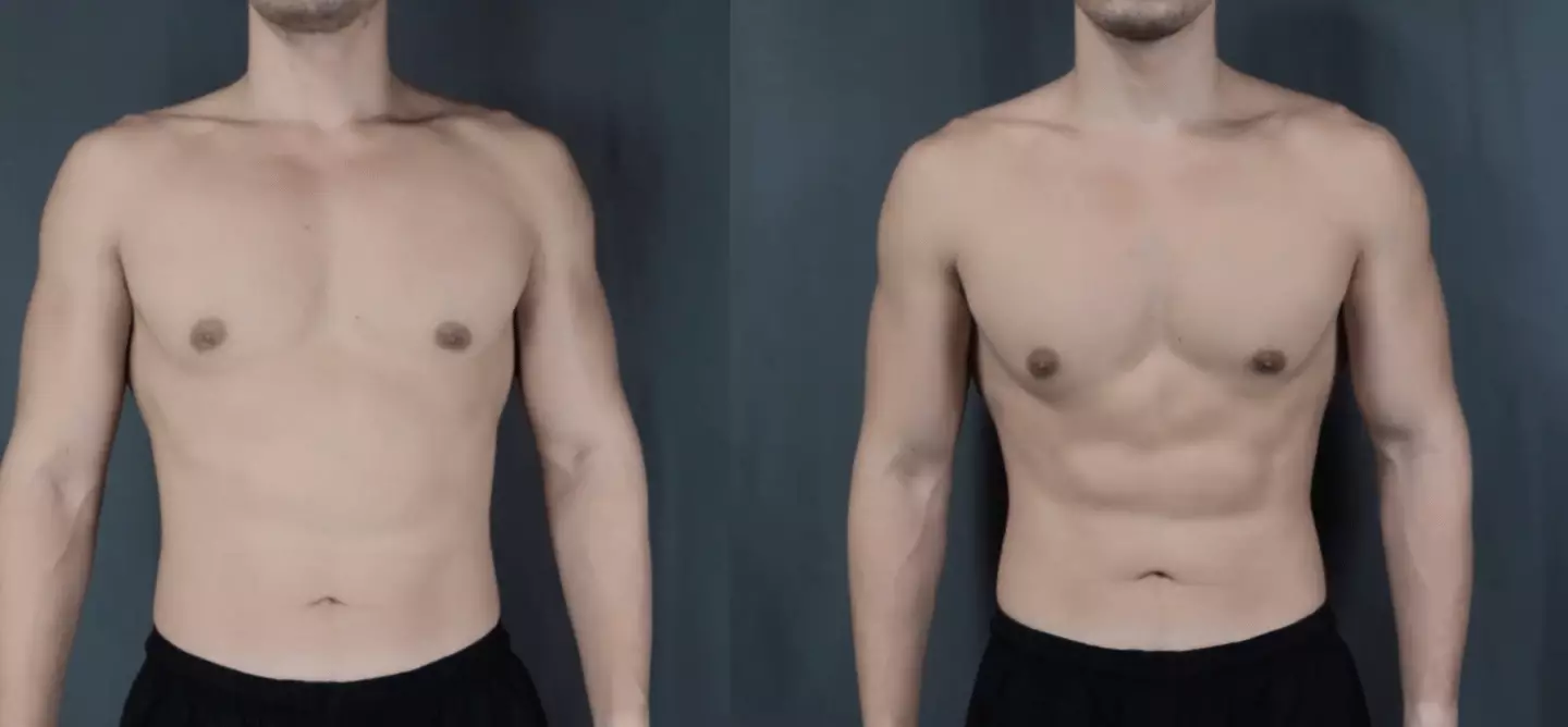 Your Average Gent's results afte 30 days (Credit:YourAverageGent/YouTube)