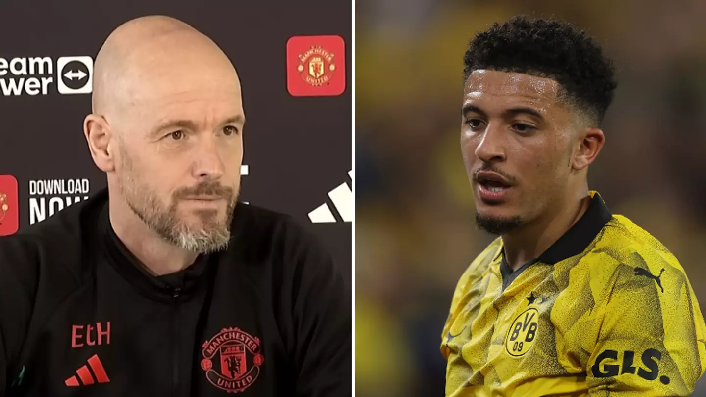 Erik ten Hag gives telling response to question on Jadon Sancho's Man Utd future after starring for Borussia Dortmund