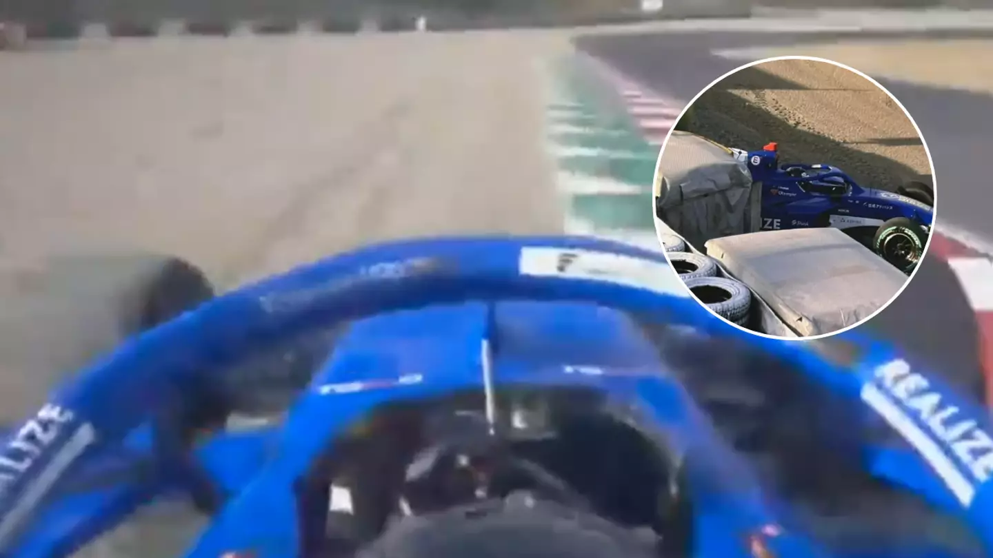 Driver Axed From F1 Crashes Three Times In Horror Debut For New Team
