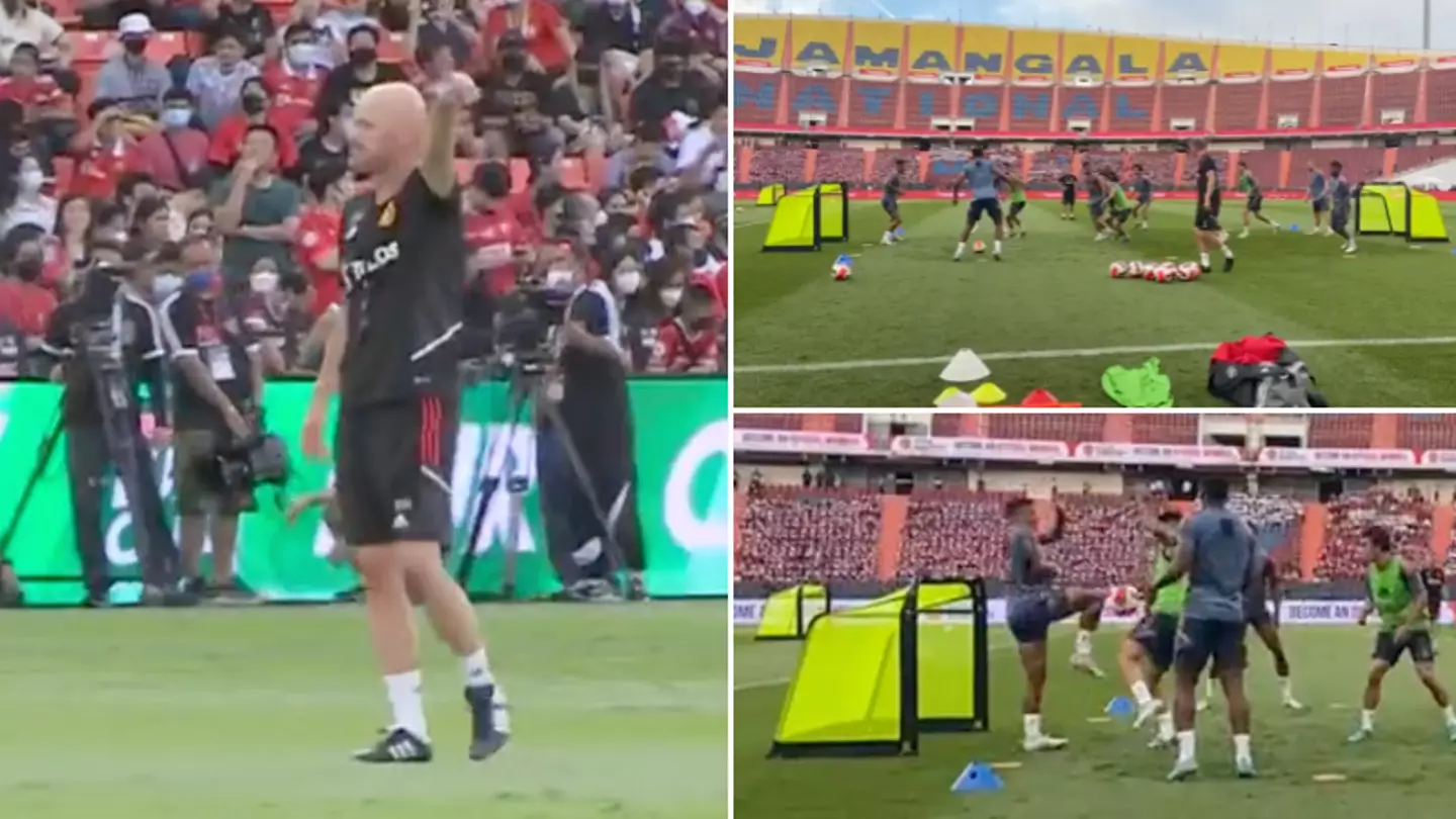 Fans Give Brutal Reviews Of Manchester United's Attempt Of A 'Rondo' Training Drill In Pre-Season