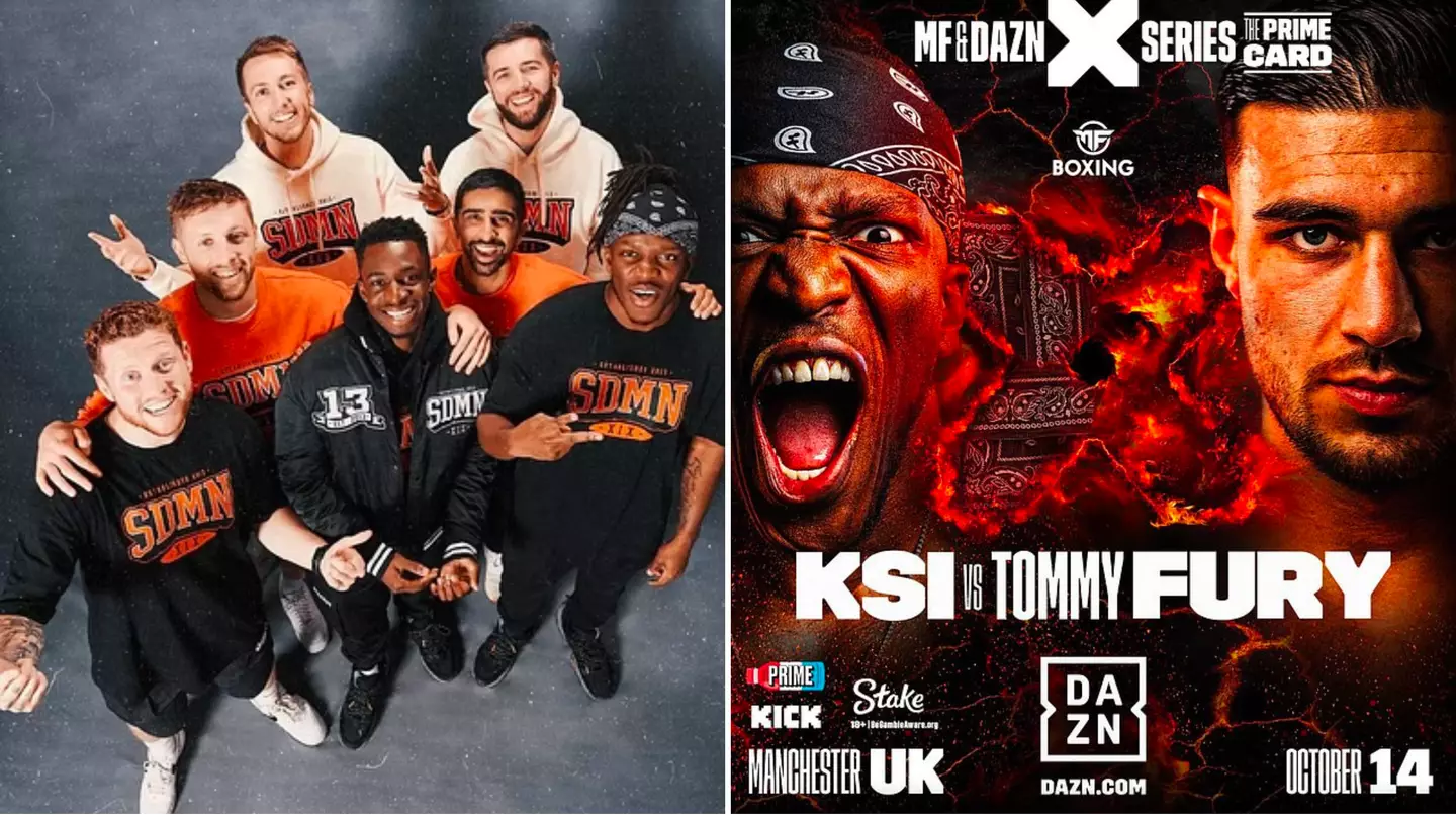 Explained: Why the Sidemen won't be sat ringside for KSI vs Tommy Fury