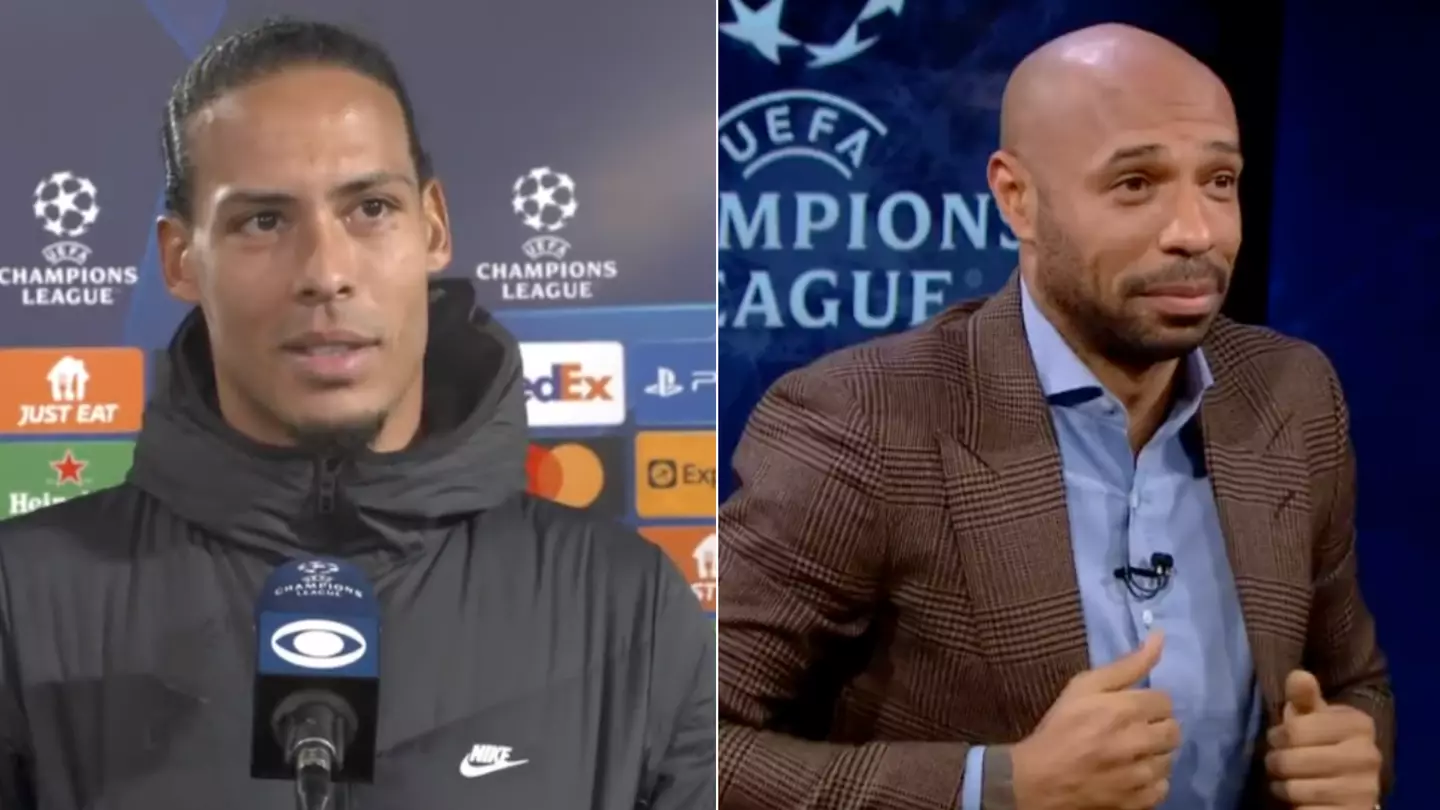 Virgil Van Dijk Called Out Thierry Henry Live On Air For Ignoring His Text