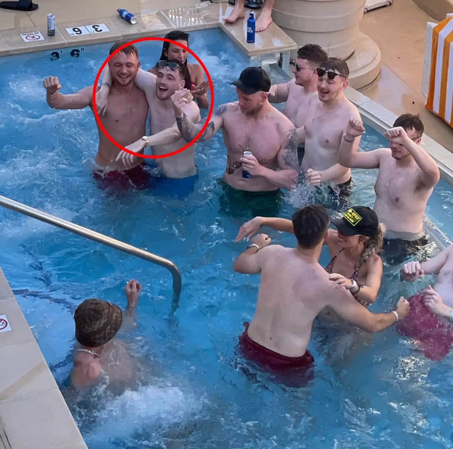 Liverpool's Andy Robertson on holiday in Las Vegas. MEGA / The Sun