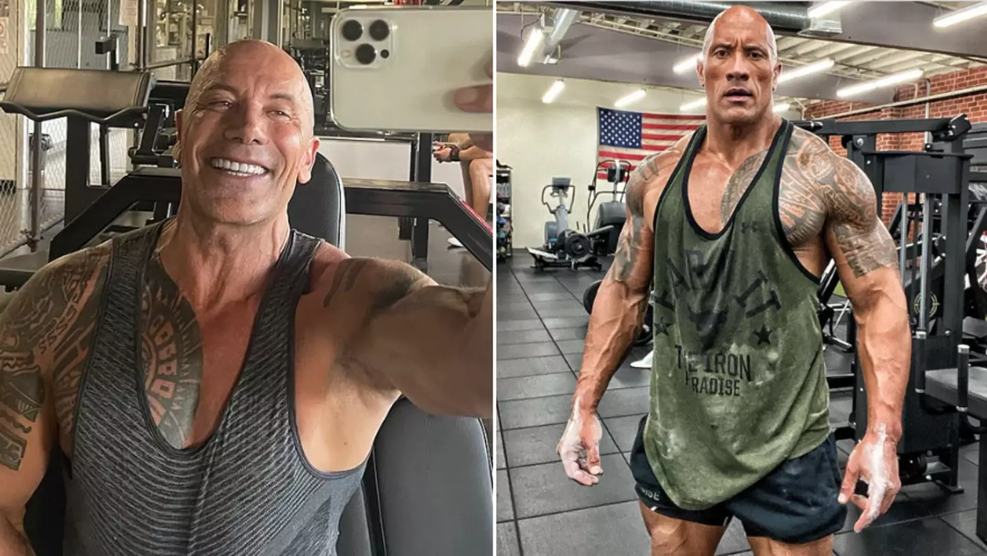 Dwayne ‘The Rock’ Johnson's doppelgänger got 50 tattoos to match the WWE legend