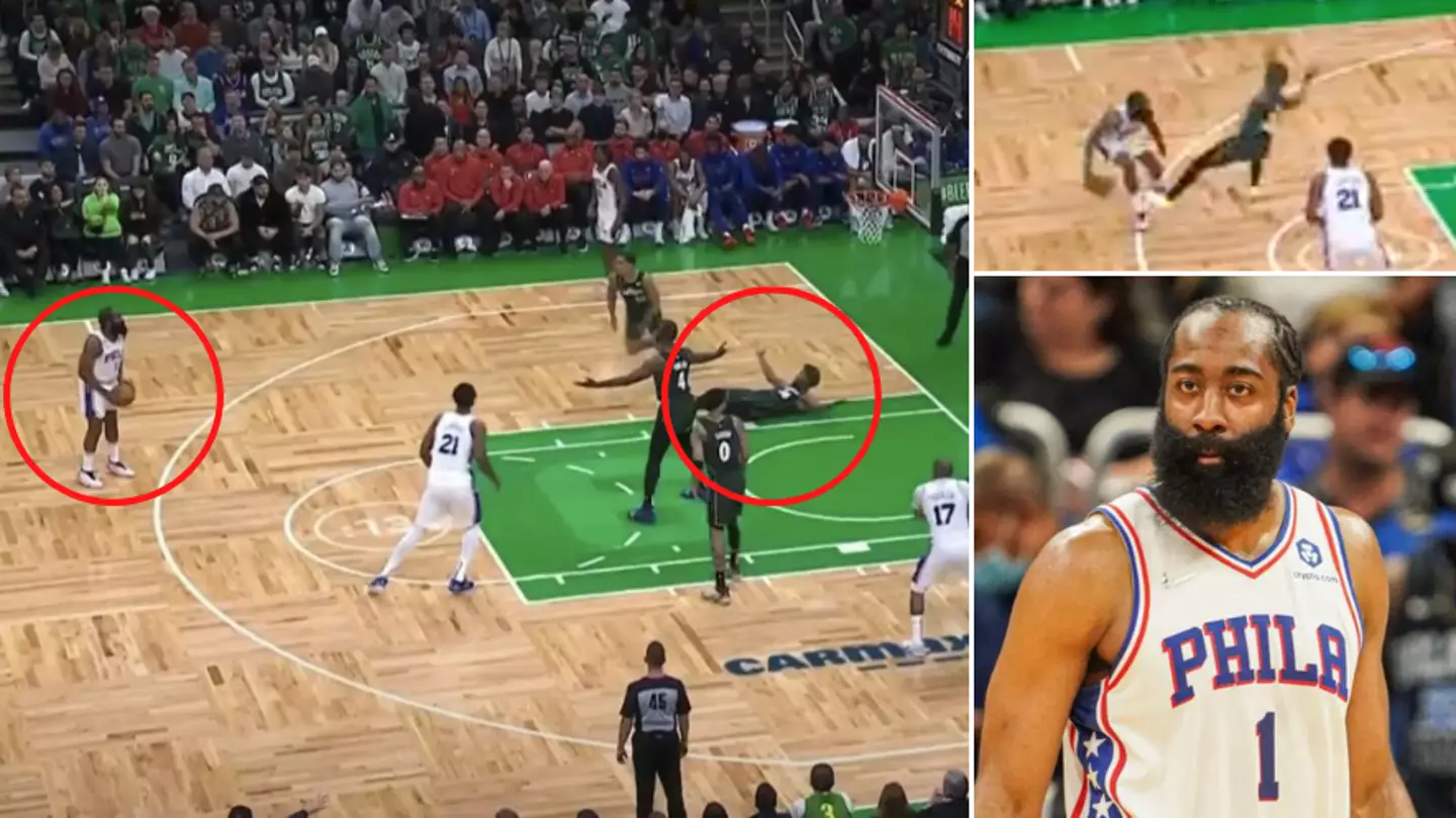 James Harden and Marcus Smart go viral for producing the 'worst possession of basketball you will ever see'