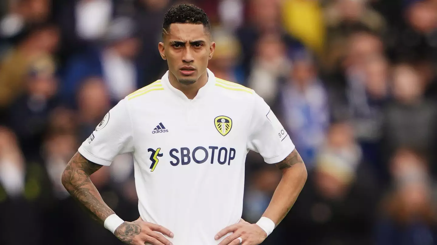 Raphinha in action for Leeds United. (Alamy)