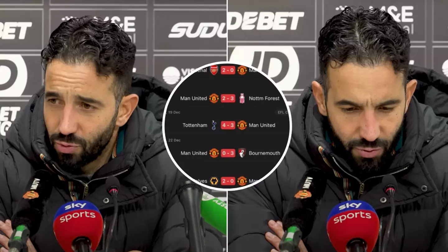 Ruben Amorim admits he could be sacked by Man Utd after dismal start