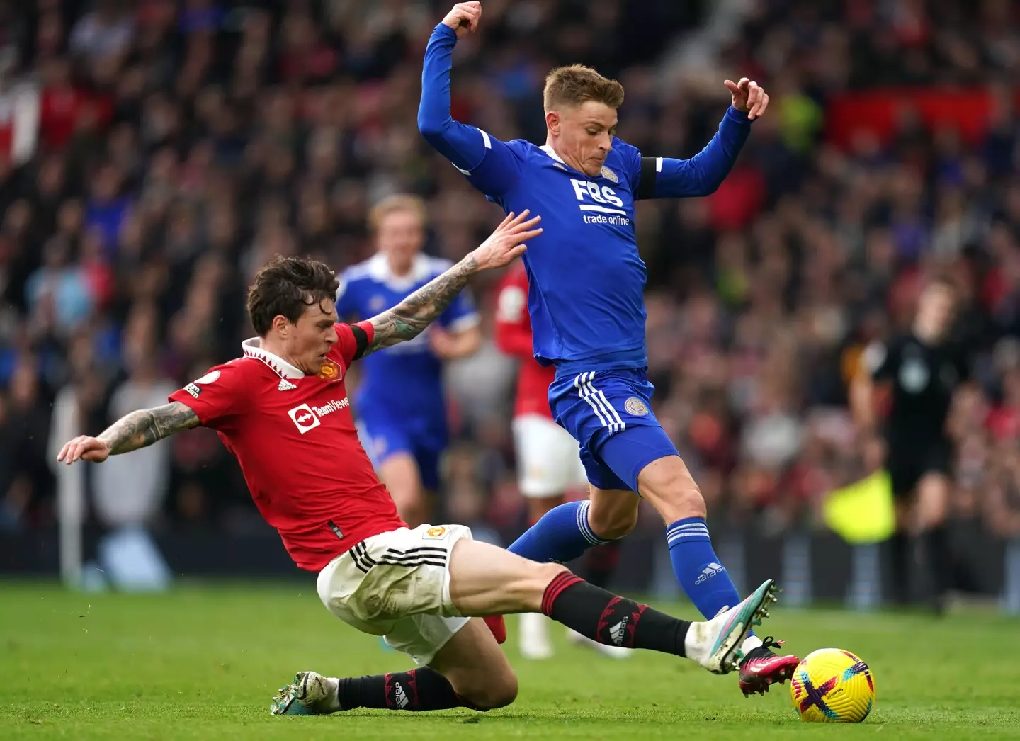 Victor Lindelof in action for Manchester United. Image: Alamy