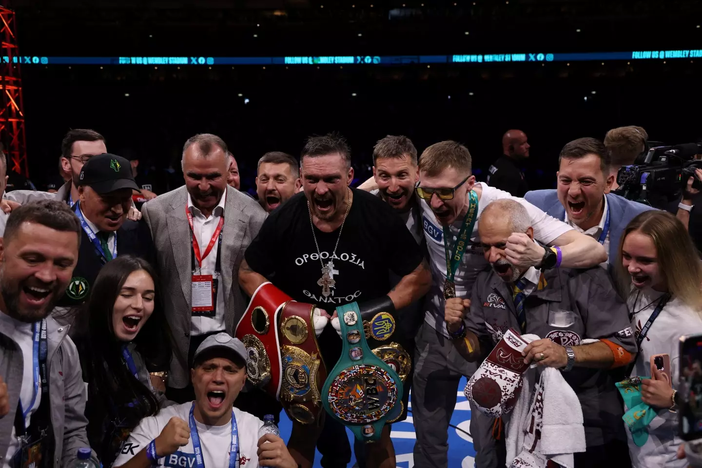Oleksandr Usyk became undisputed world heavyweight champion again following his victory over Daniel Dubois. Image: Getty