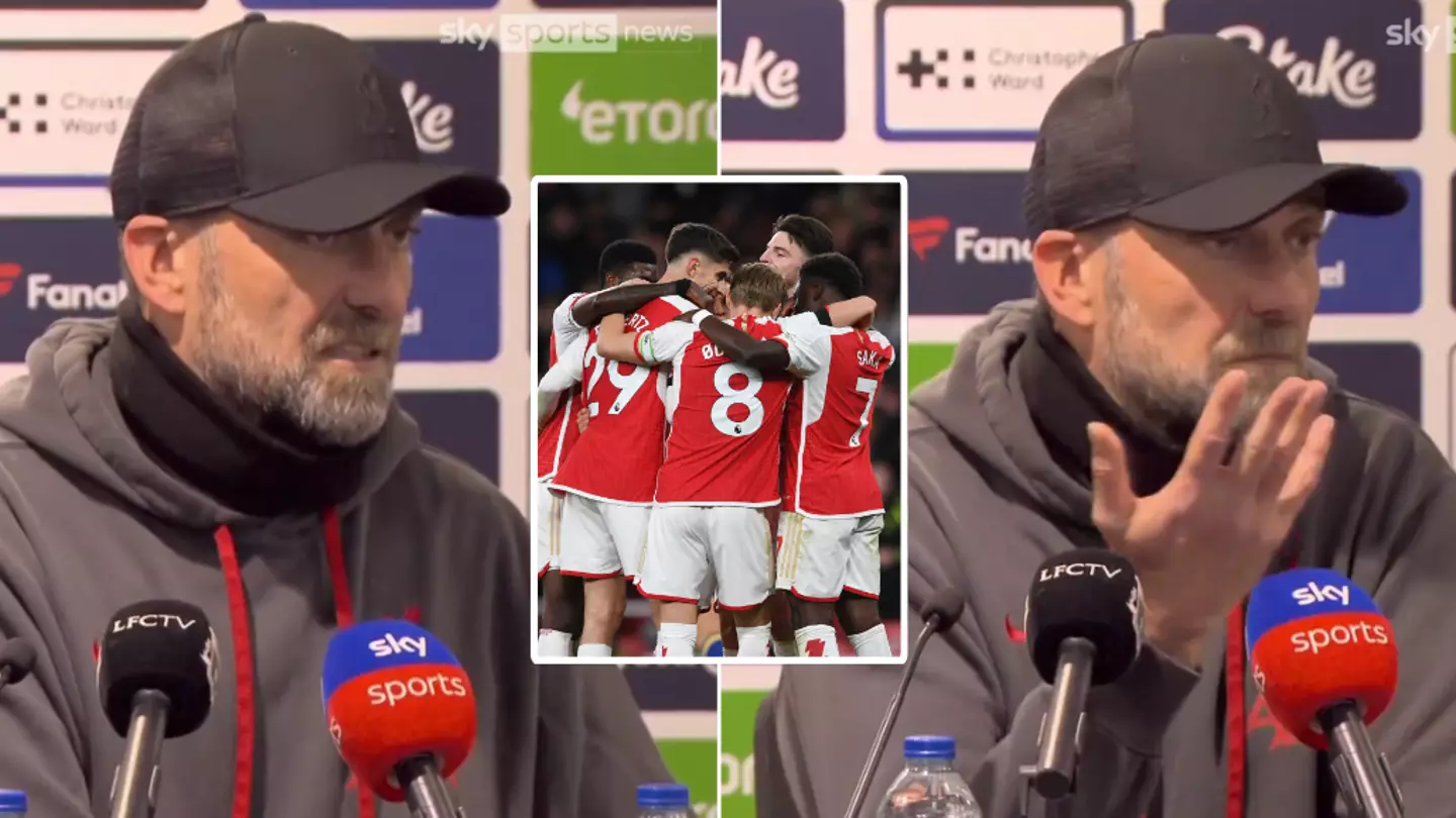 Fans reckon Arsenal are living 'rent free' in Jurgen Klopp's head after press conference claim