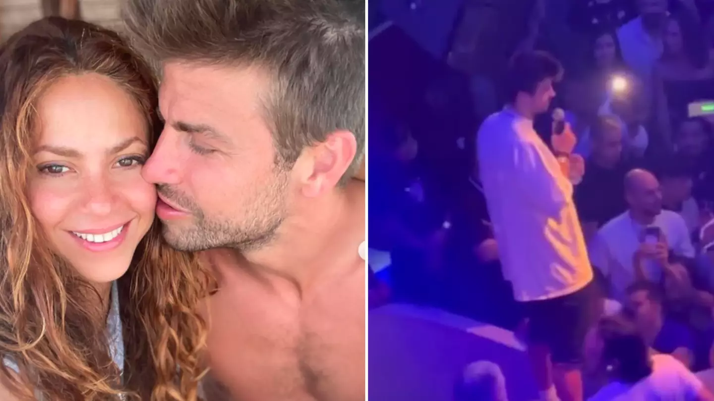 Gerard Pique met with Shakira chants and 'Waka Waka' singalongs in Madrid