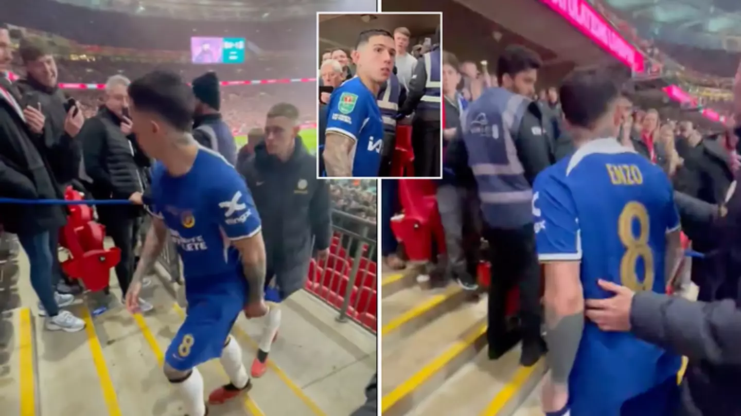 New footage of Enzo Fernandez’s altercation with Liverpool fans shows exactly what made Chelsea star furious