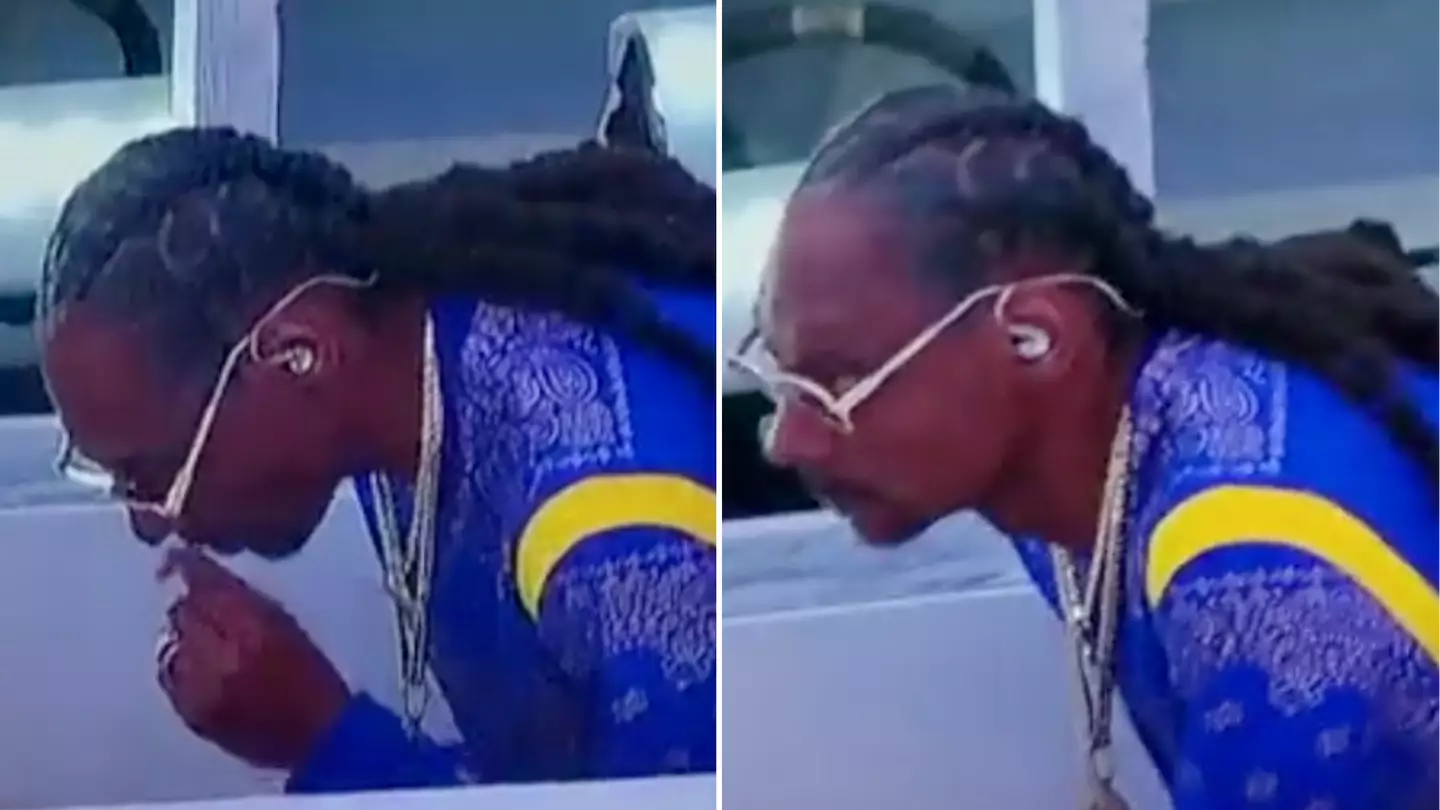 Snoop Dogg Smoked A Joint Before Going On Stage For Super Bowl Halftime Show, Footage Emerges