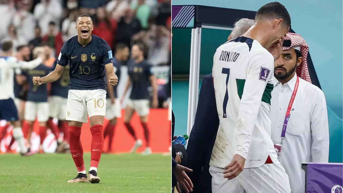 Kylian Mbappe appears to call Cristiano Ronaldo the 'GOAT'