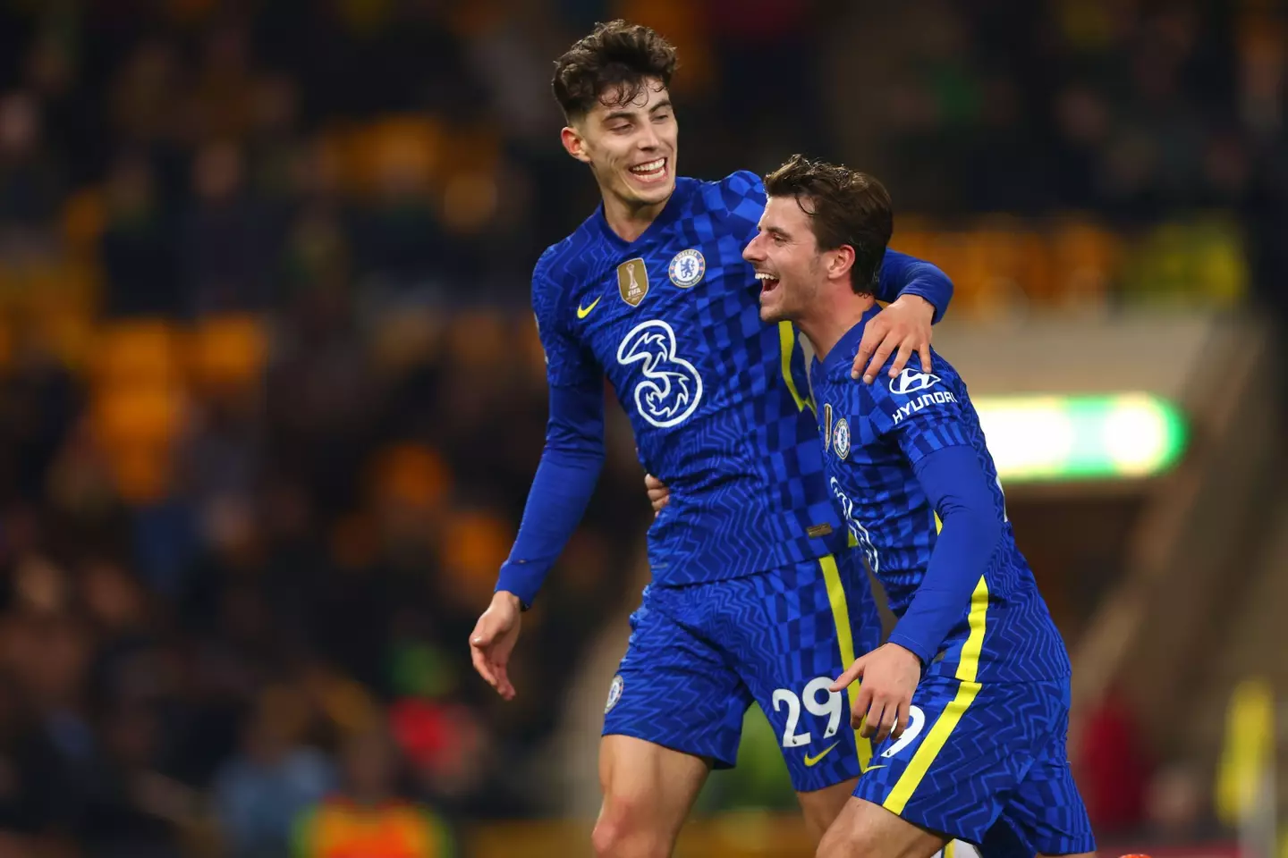 Havertz and Mount are amongst the Blues' attackers. Image: PA Images