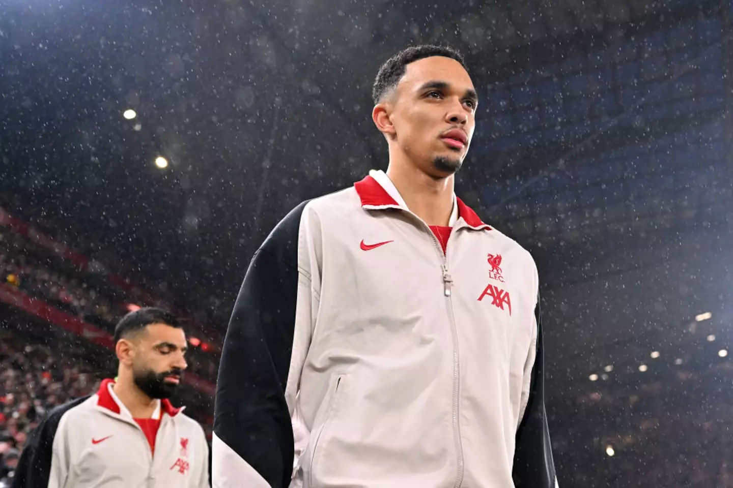 Trent Alexander-Arnold pictured before Liverpool's Premier League clash against Man Utd (Image: Getty)