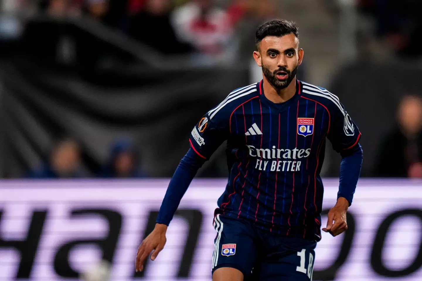 Rachid Ghezzal pictured during the Europa League clash between Utrecht and Lyon on September 25. Image credit: Getty