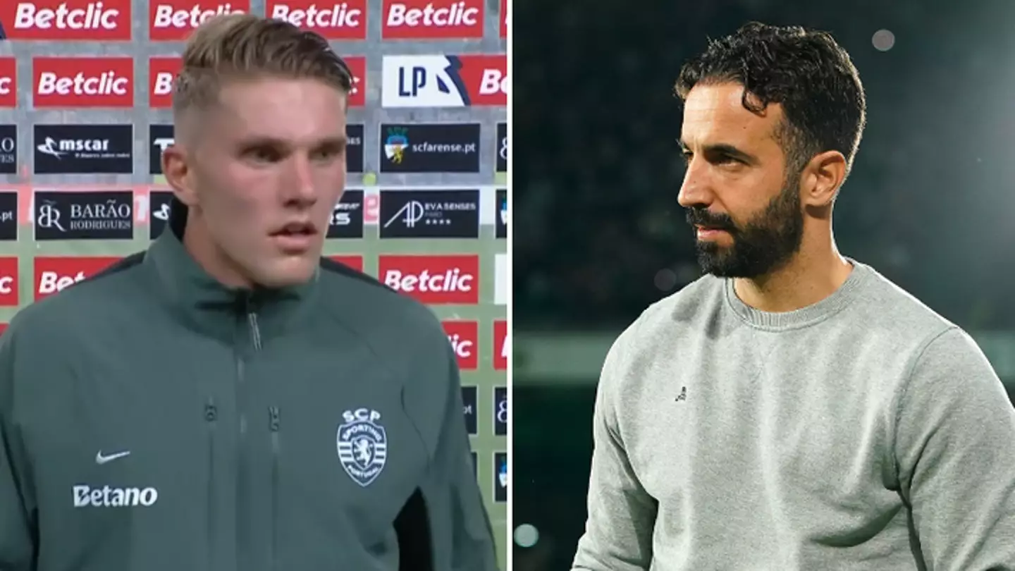 Viktor Gyokeres drops hint on whether he will follow Ruben Amorim to Man Utd after scoring four goals for Sporting