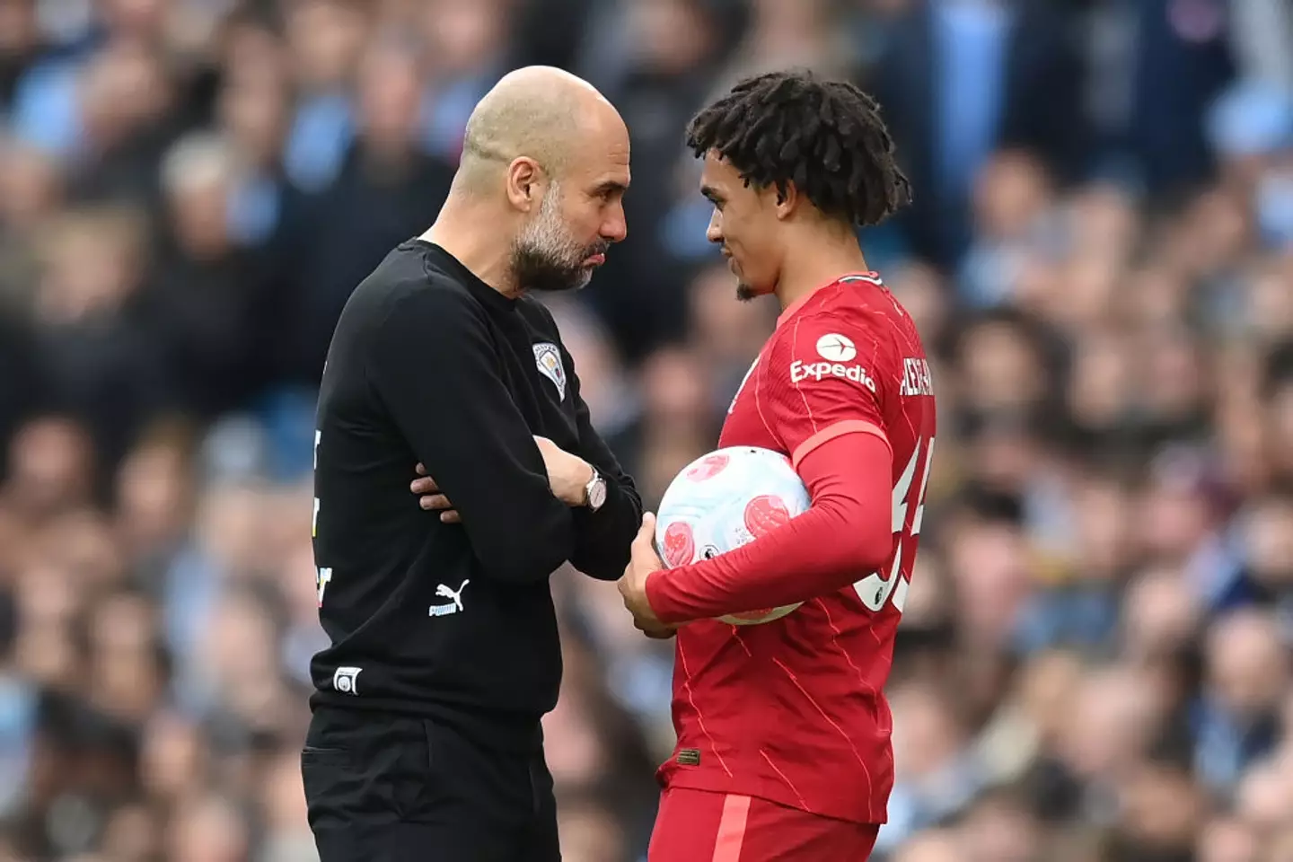 Guardiola has responded to Alexander-Arnold (Image: Getty)