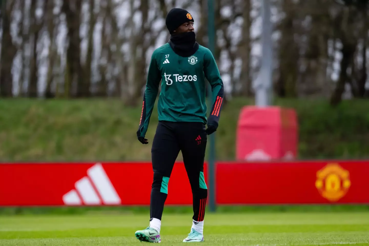 Mainoo in United training- Getty