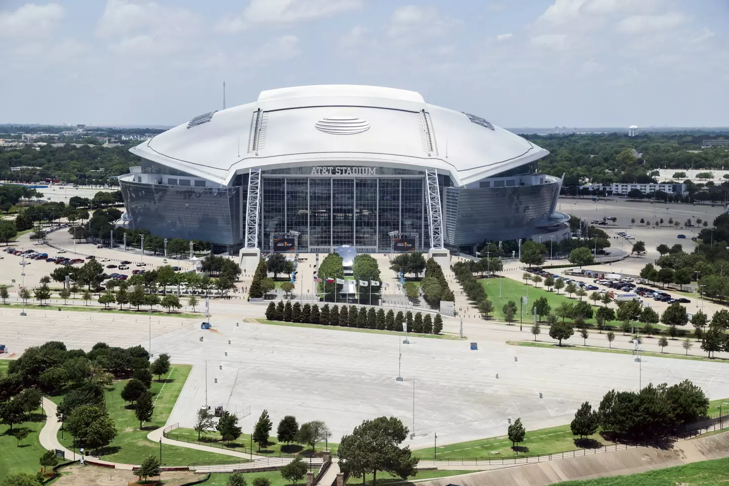 The AT&T Stadium, home of the Dallas Coyboys. Image credit: Getty