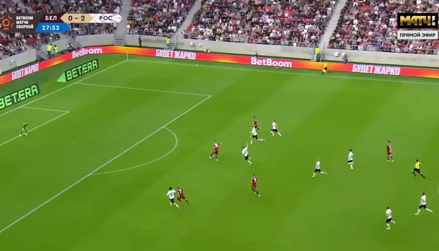 Russia took on Belarus in a friendly match earlier this year