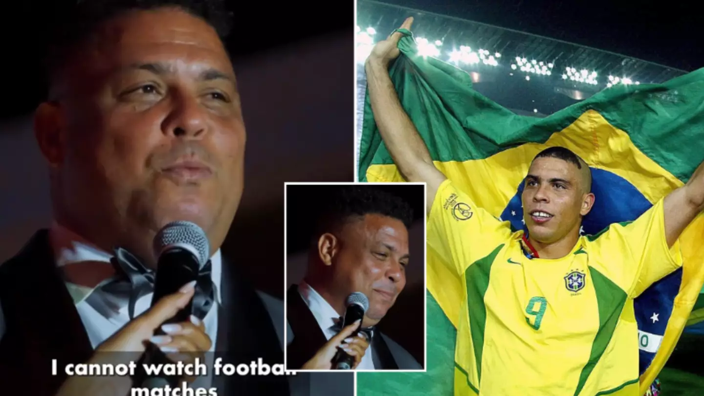 Ronaldo has turned to another sport after admitting he 'cannot watch' football anymore amid Brazil's Copa America struggles
