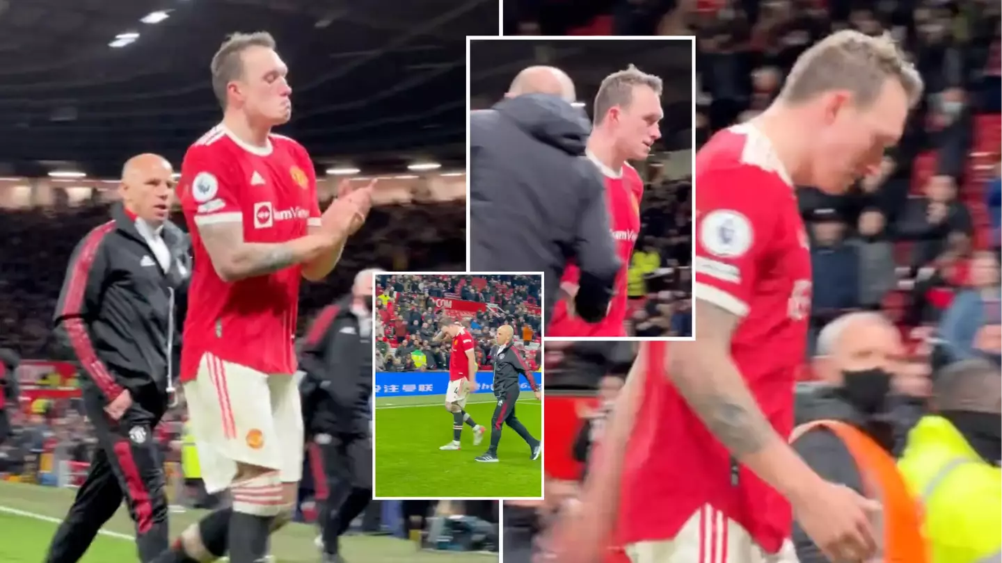 An emotional Phil Jones received incredible reception from Man Utd fans after first start in 722 days