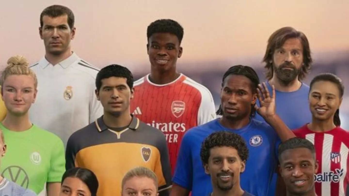Drogba is on the cover of EA Sports FC 24