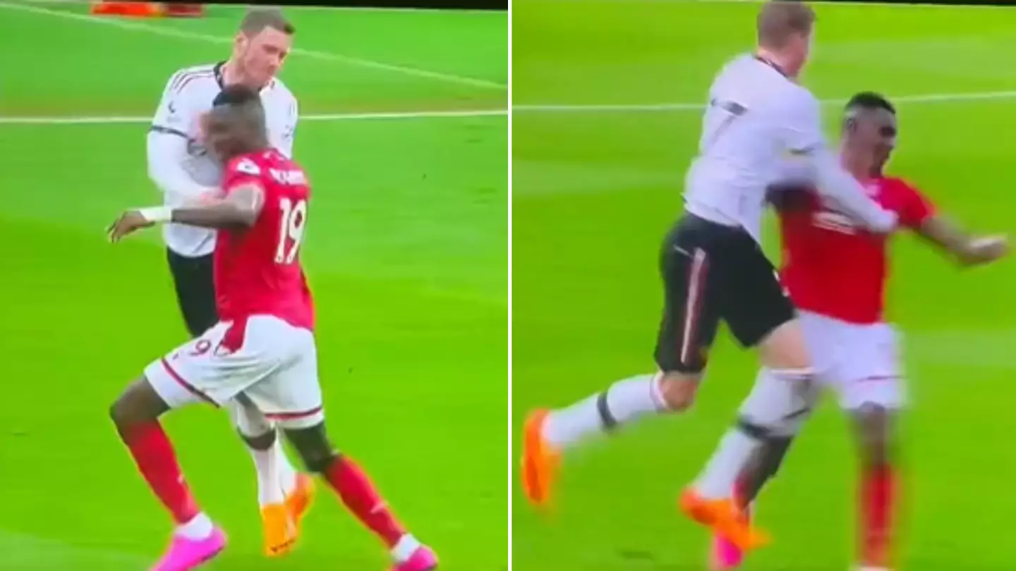 Fans furious Wout Weghorst wasn't sent off against Nottingham Forest after 'punching' Moussa Niakhate