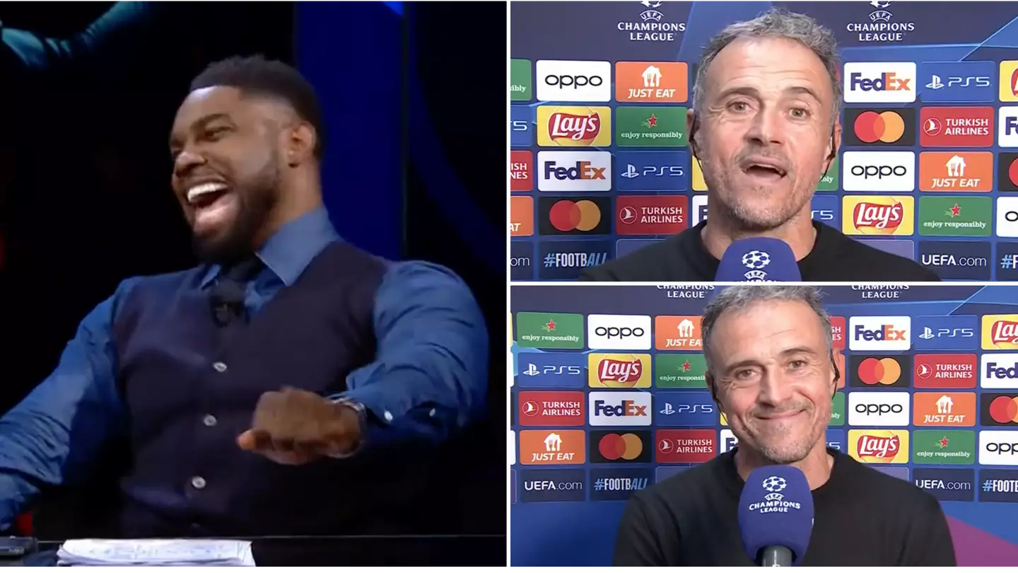 Micah Richards’ response is gold as PSG boss Luis Enrique makes bold admission to CBS panel