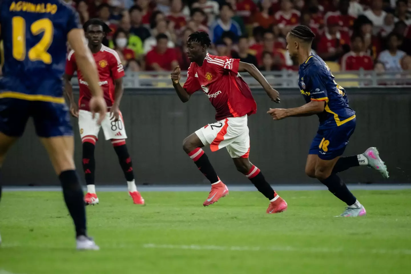 Kone made his first senior appearance in United's post-season tour of Malaysia and Hong Kong.