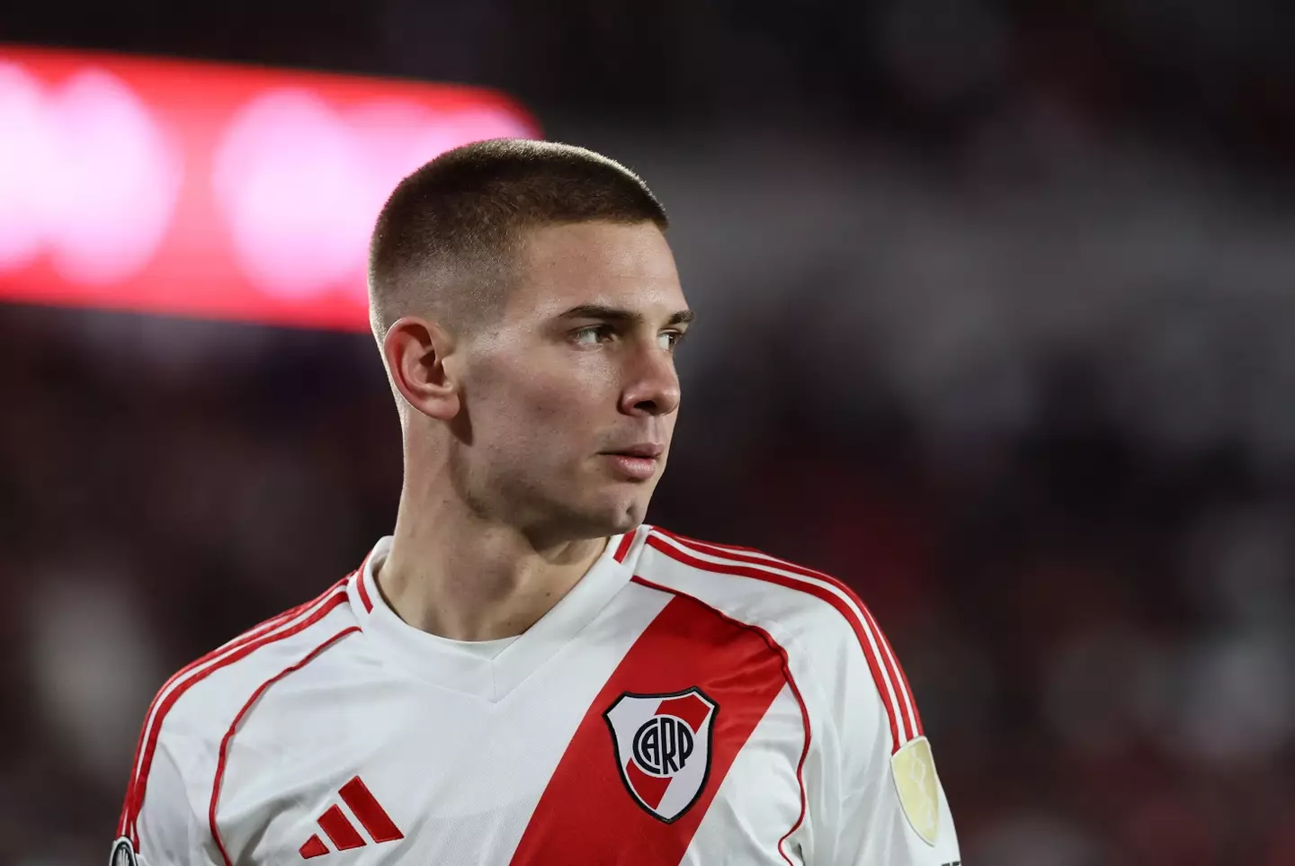 Paris Saint-Germain are working hard to sign Franco Mastantuono. Image: Getty