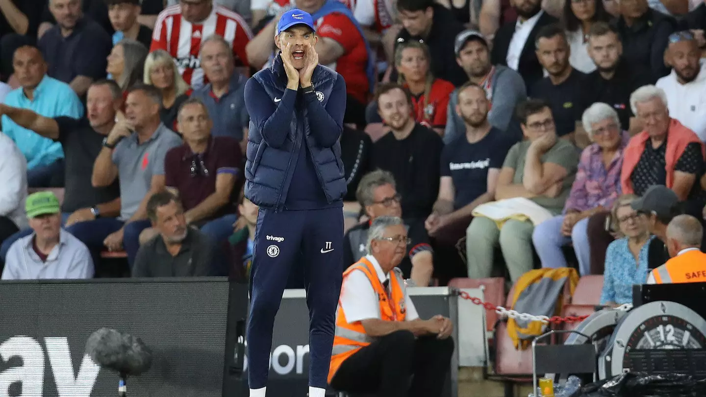 Thomas Tuchel, Manager of Chelsea during the Premier League match at St Mary's Stadium, Southampton. (Alamy)