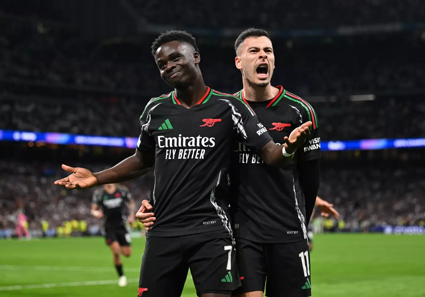 Arsenal will have to play the second leg at home for the second consecutive round. Image: Getty